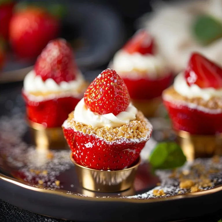 Cheesecake Stuffed Strawberries: An Easy Dessert