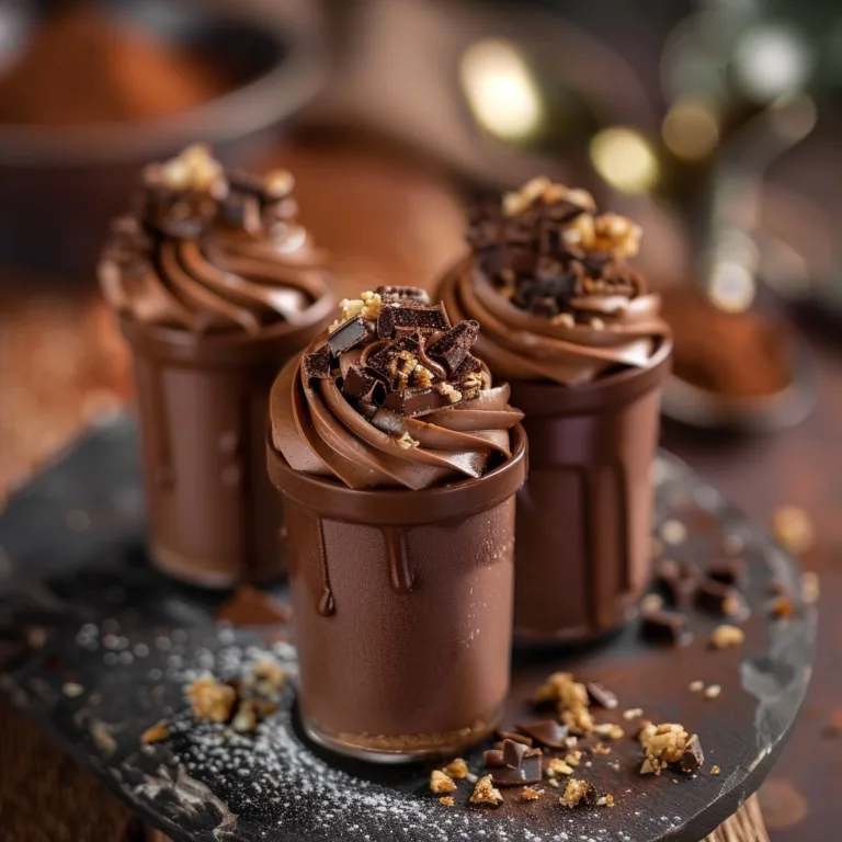 Nutella Crunch Dessert Shooters