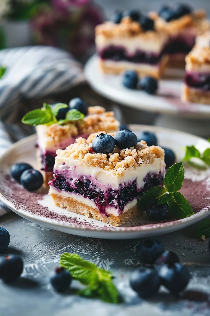 Blueberry Crumble Cheesecake Bars: A Perfect Treat 4 image 1780951335993