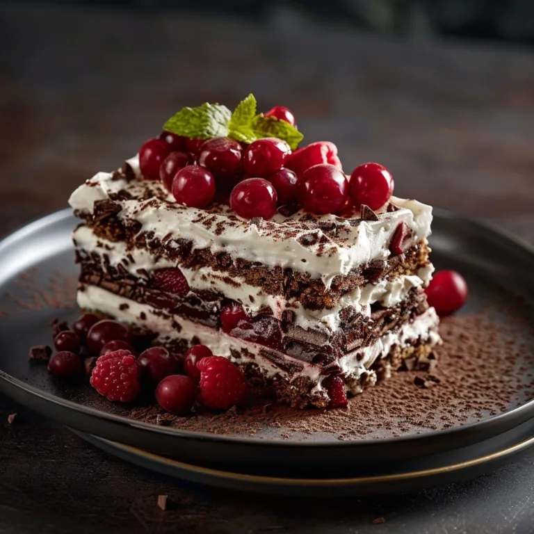 Black Forest Icebox Cake: A Chocolate Cherry Dream