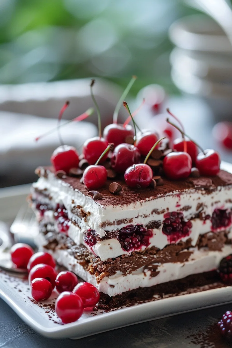 Black Forest Icebox Cake: A Chocolate Cherry Dream 4 image 1780951421348