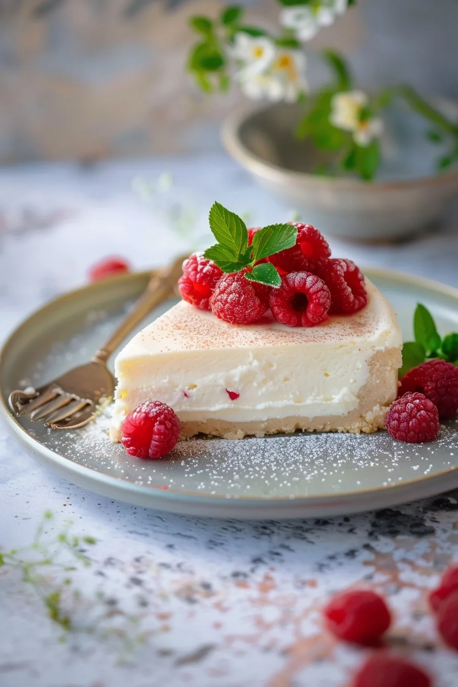 Easy Baked Raspberry Cheesecake 4 image 1780951605525