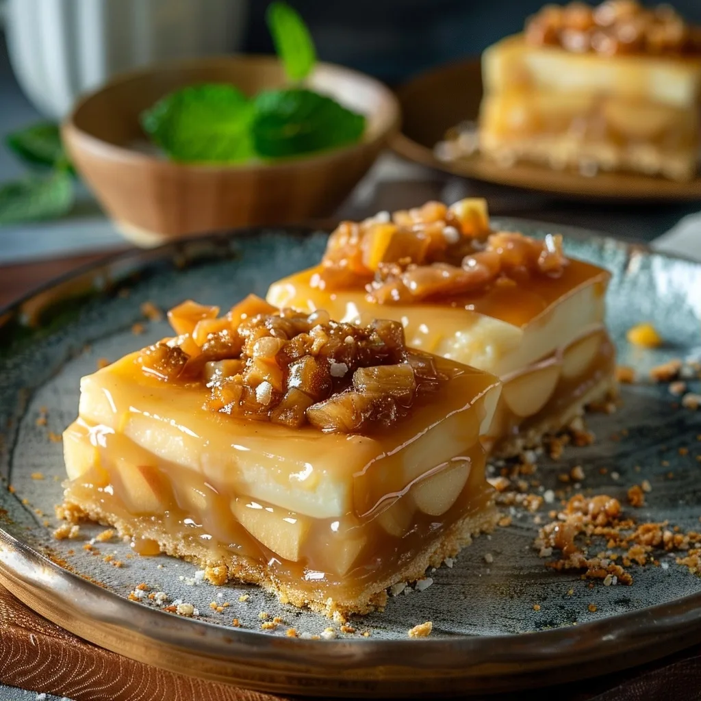 Home 31 Caramel Apple Cheesecake Bars: A Fall Favorite