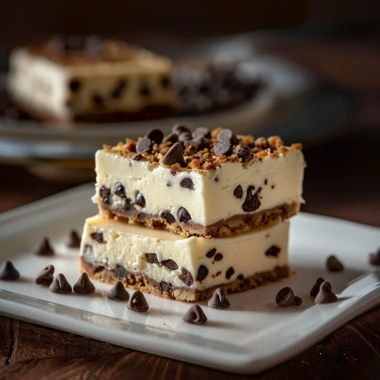 Chocolate Chip Cookie Cheesecake Bars