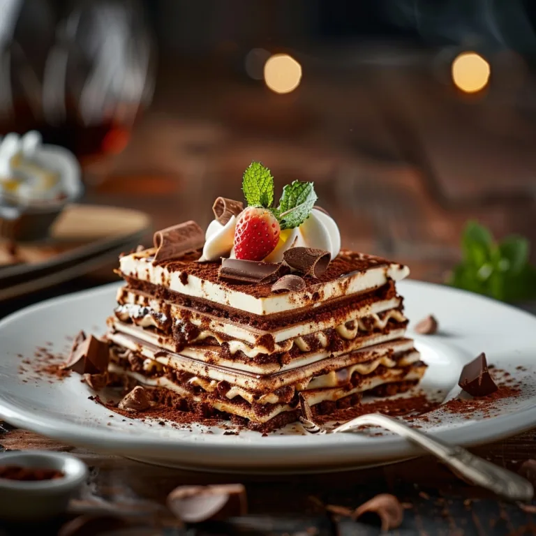 Chocolate Lasagna - Light Chocolate Twist