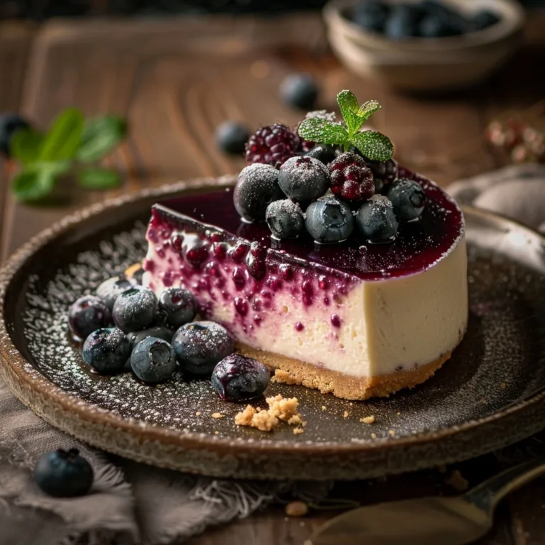 Blueberry Cheesecake Homemade Perfection