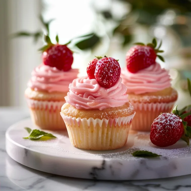 Strawberry Lemonade Cupcakes: A Sweet Summer Treat