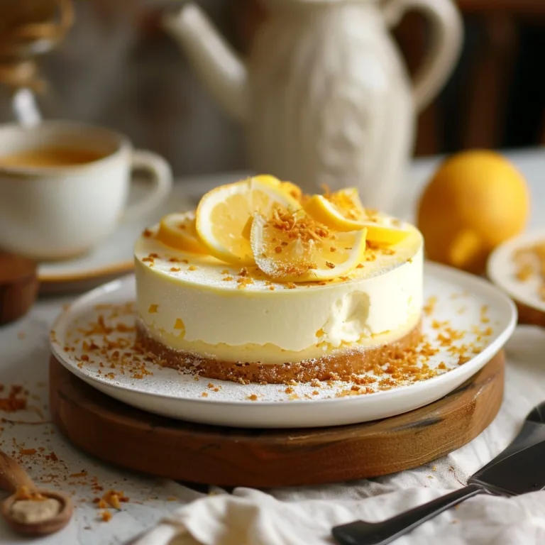 No-Bake Lemon Cheesecake Bliss