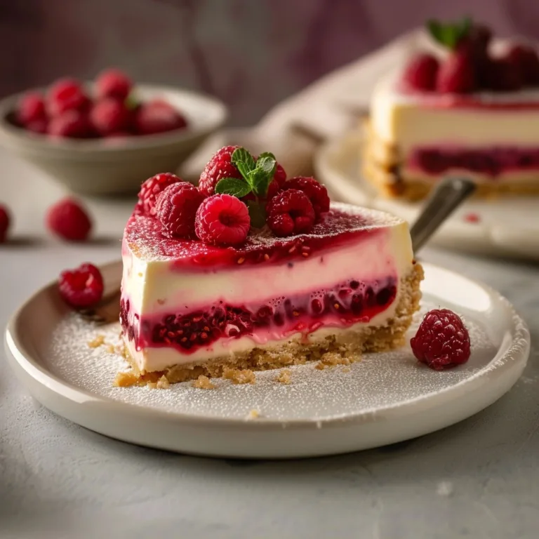 No Bake Raspberry Cheesecake Bliss