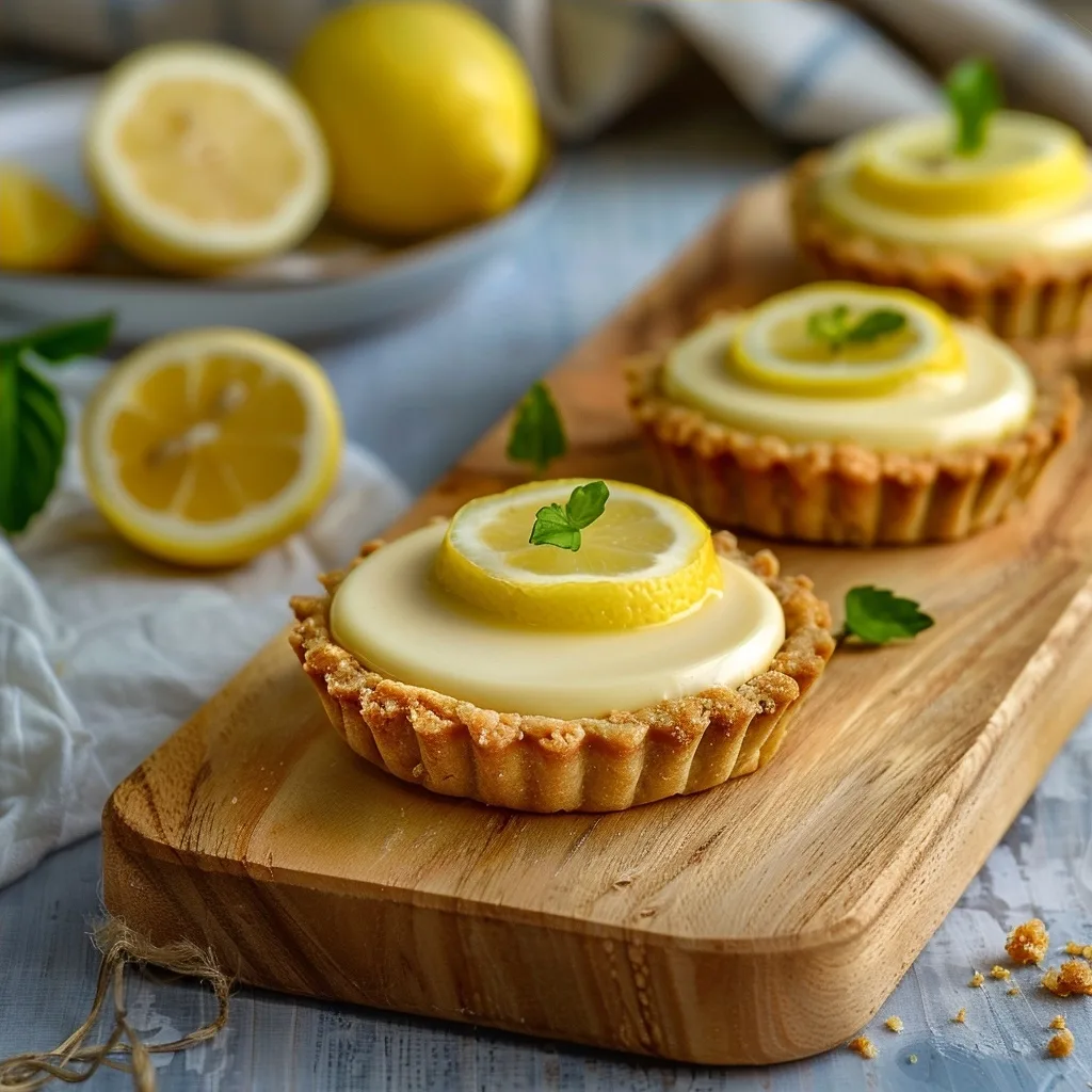 Mini No-Bake Lemon Cheesecake Tarts Are Effortless