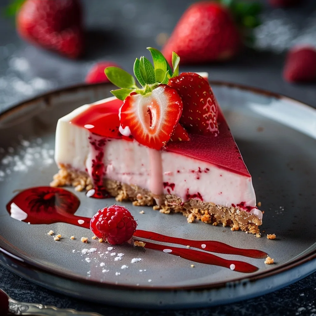 No-Bake Strawberry Cheesecake Dreams