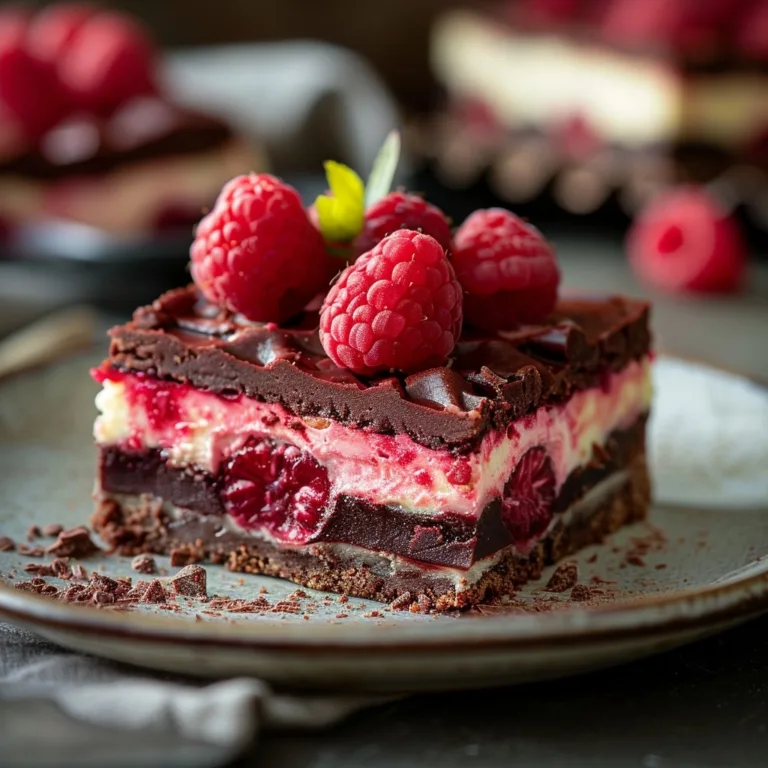 Raspberry Cheesecake Brownies: A Sweet Escape