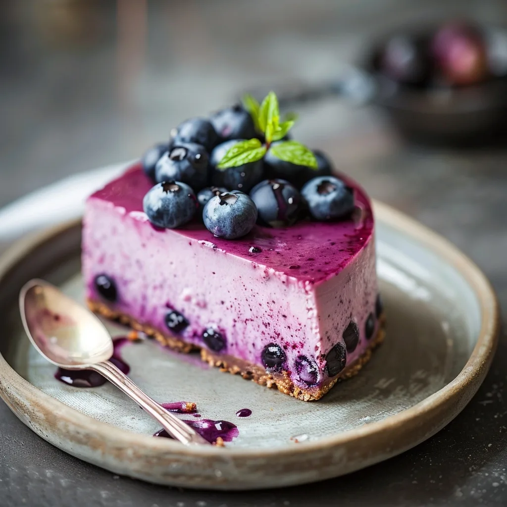 No Bake Blueberry Cheesecake: Easy & Delicious