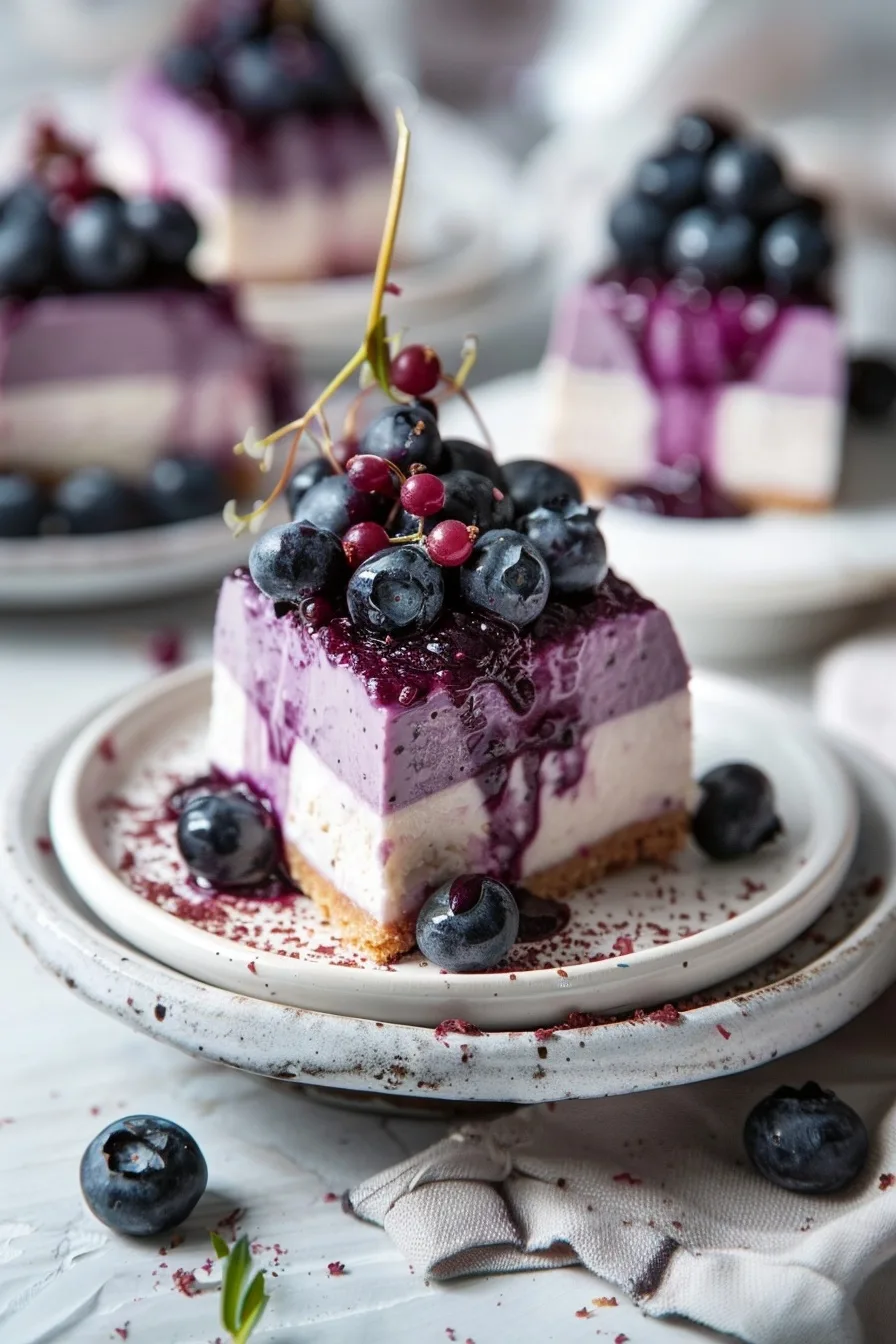No Bake Blueberry Cheesecake: Easy & Delicious 4 image 1781041872837
