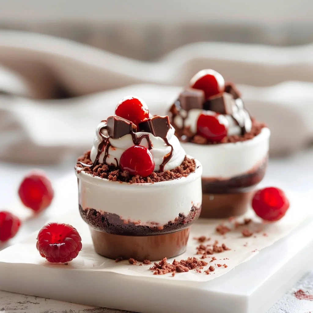 Black Forest Cake Mini Cups