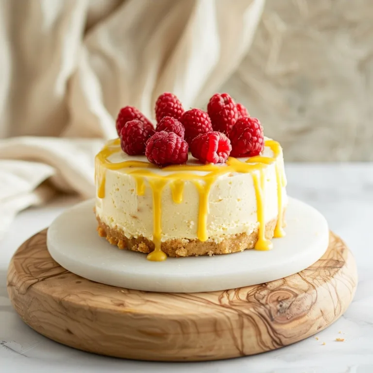 Lemon Raspberry Cheesecake Perfection