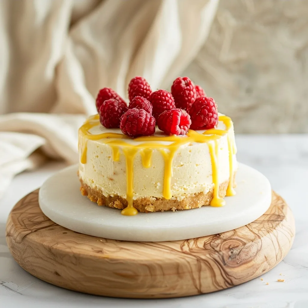 Lemon Raspberry Cheesecake Perfection