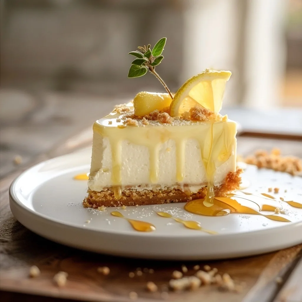 No Bake Lemon Cheesecake Perfection Ahead