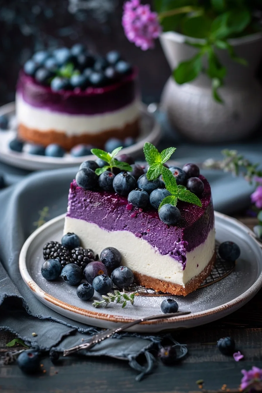 Blueberry Cheesecake No Bake Perfection 4 image 1781386423556