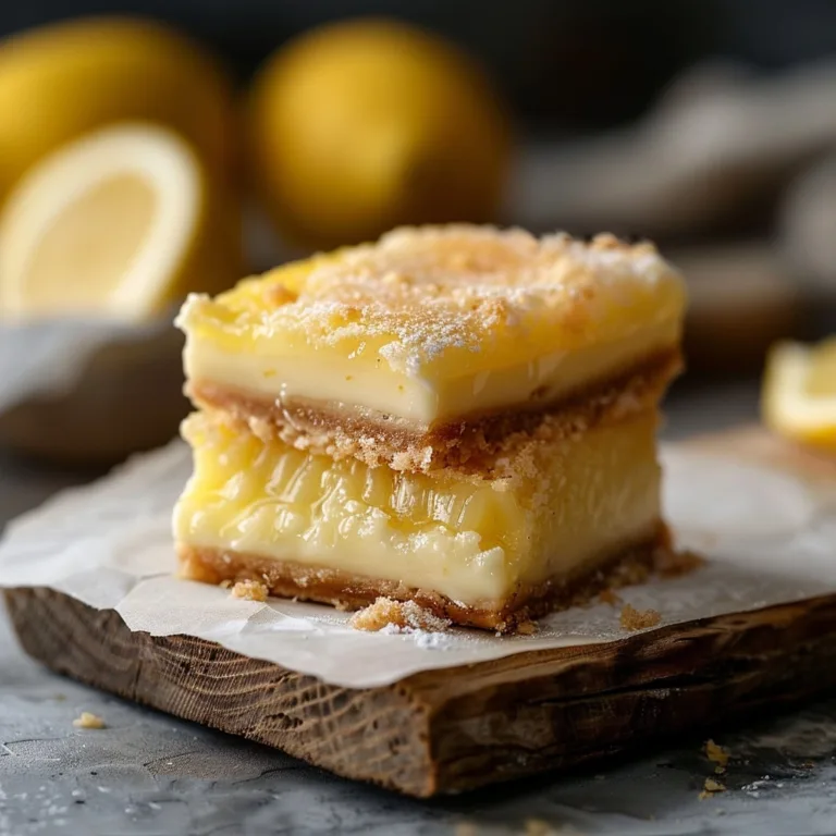Creamy Lemon Squares: Bright & Zesty Treat