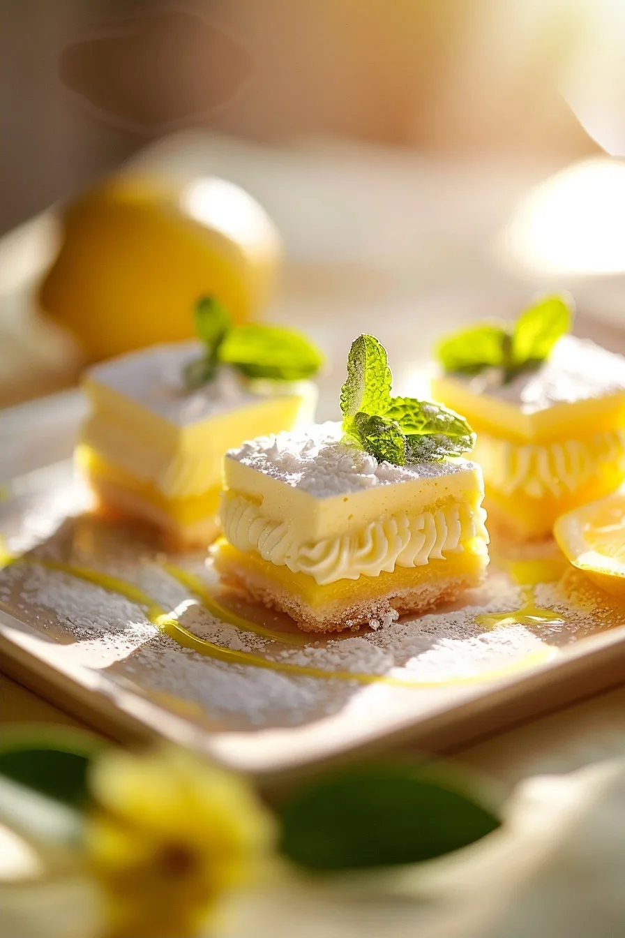 Creamy Lemon Squares: Bright & Zesty Treat 4 image 1781386458810