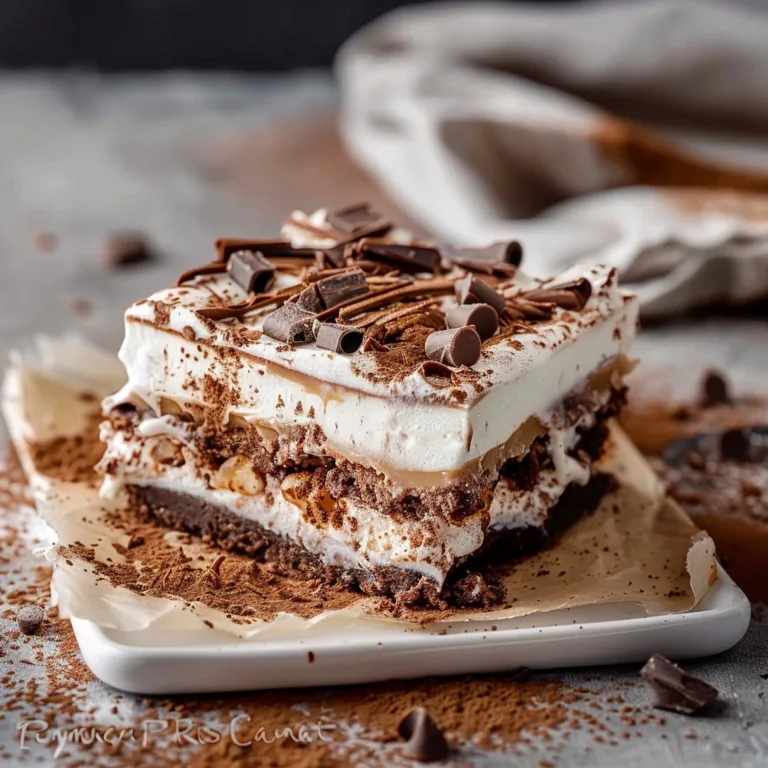 Chocolate Lasagna No Bake Delight