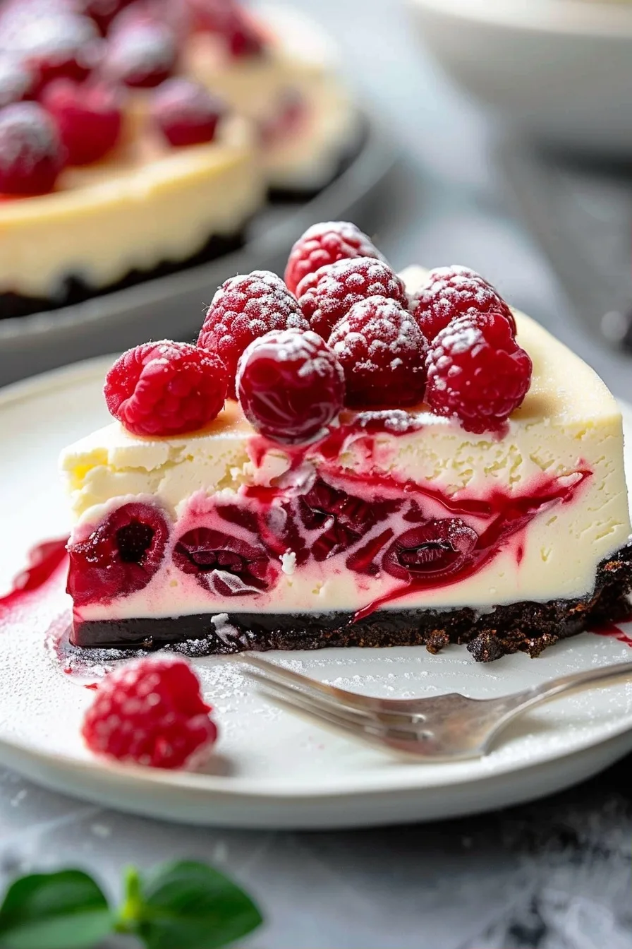 White Chocolate Raspberry Cheesecake Perfection 4 image 1782075165239