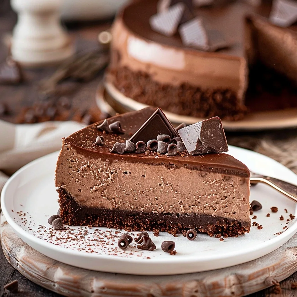 The BEST Chocolate Cheesecake Recipe