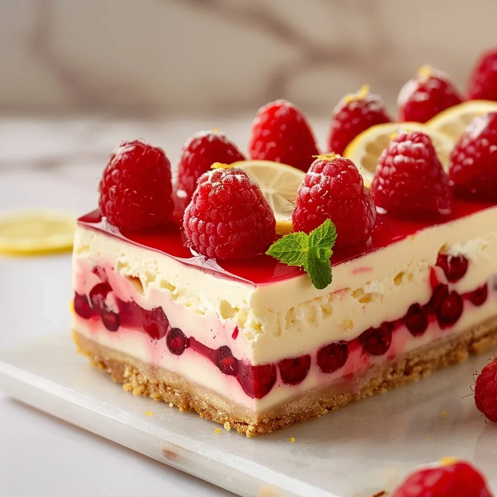 Raspberry Lemon Cheesecake: A Tangy Delight