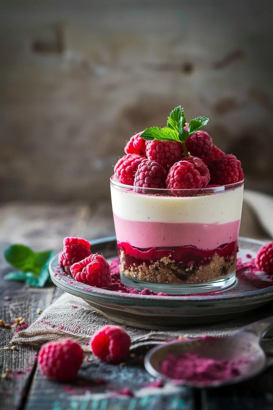 Raspberry Cheesecake in a Glass: Easy No-Bake Treat 4 image 1782425586993