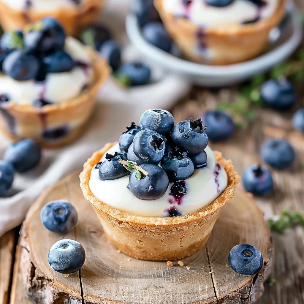 Blueberry Cheesecake Cookie Cups: A Sweet Dream
