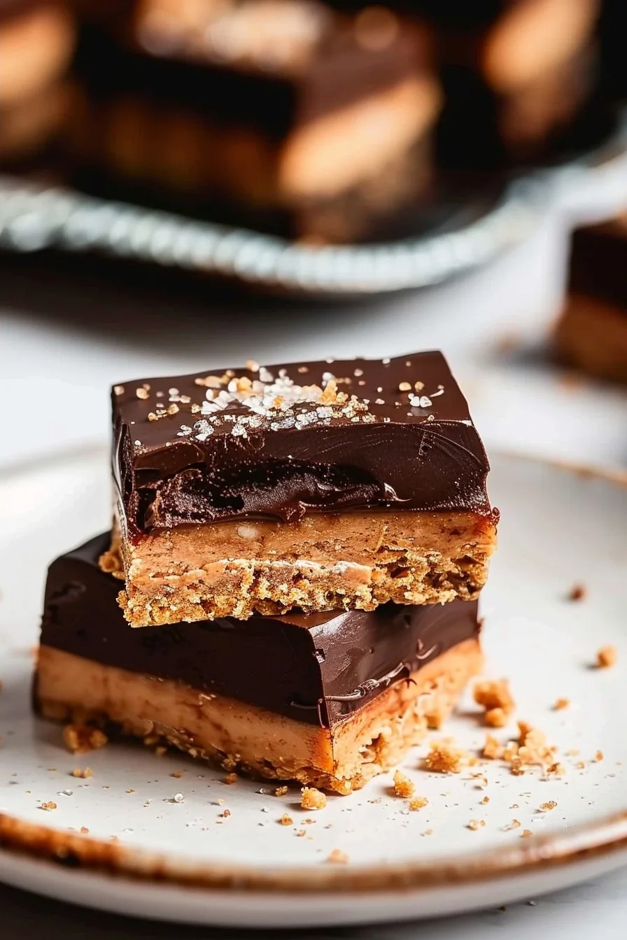 No Bake Chocolate PB Bars Recipe 4 image 1783181647690