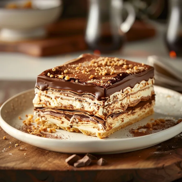 No Bake Chocolate Eclair Cake Recipe Made Easy