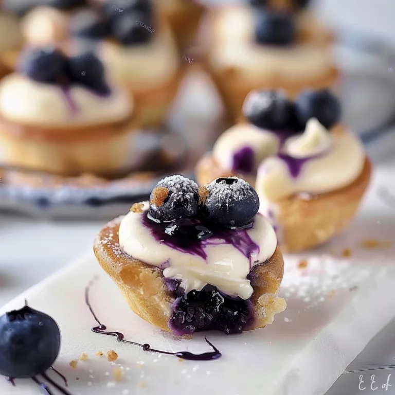 Blueberry Cream Cheese Bites for Easy Snacking