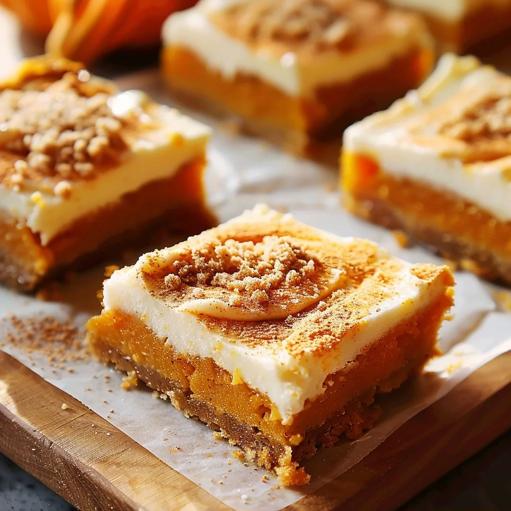 Home 33 Pumpkin Bars with Cream Cheese Frosting Recipe
