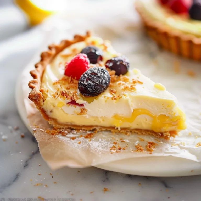 French Lemon Cream Tart Recipe for Beginners