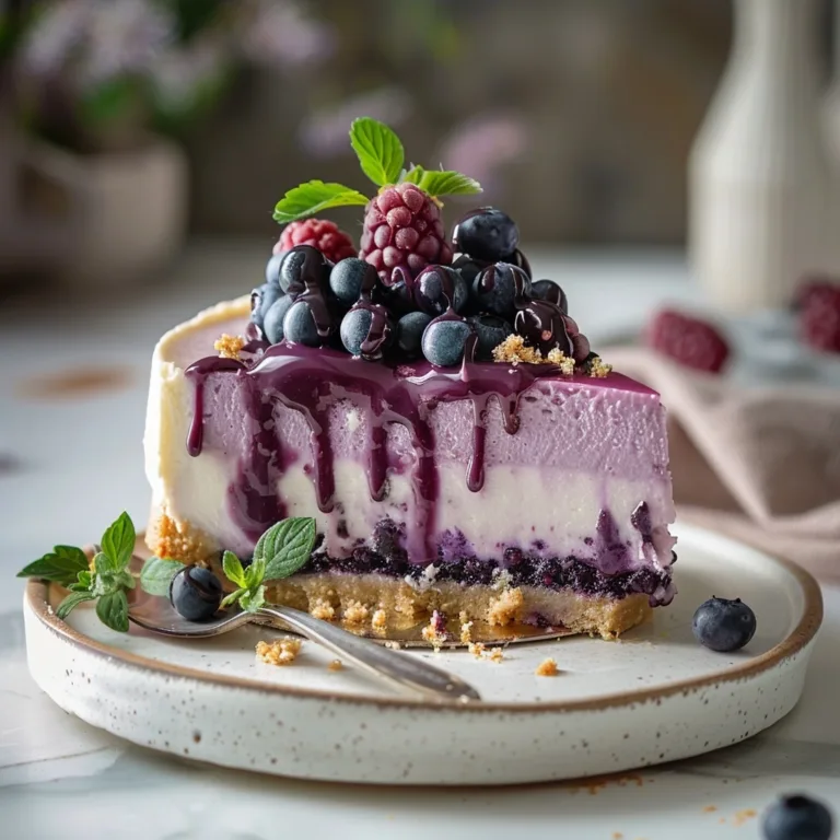 No Bake Blueberry Cheesecake Recipe