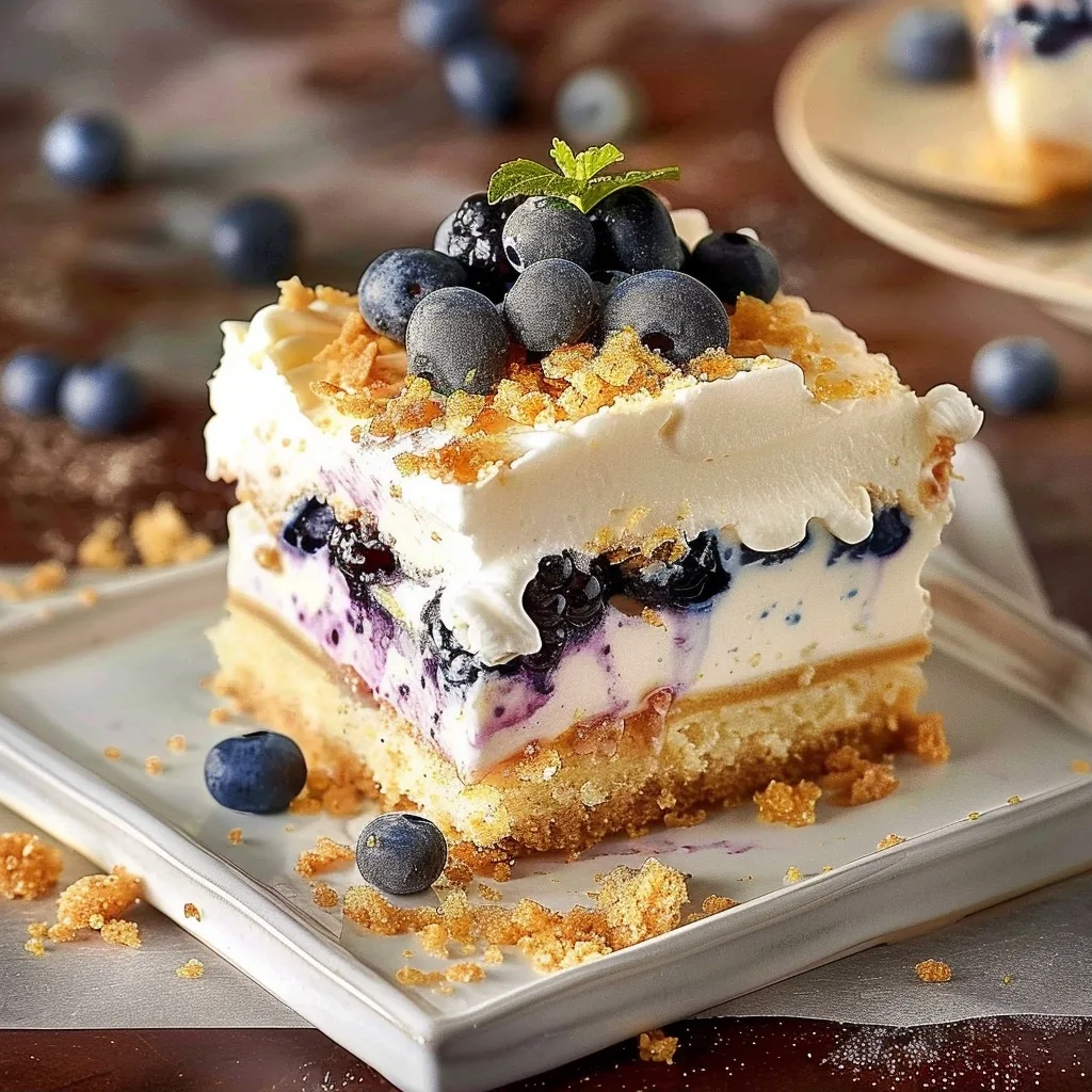 Home 35 No Bake Blueberry Yum Yum: Easy Layered Dessert