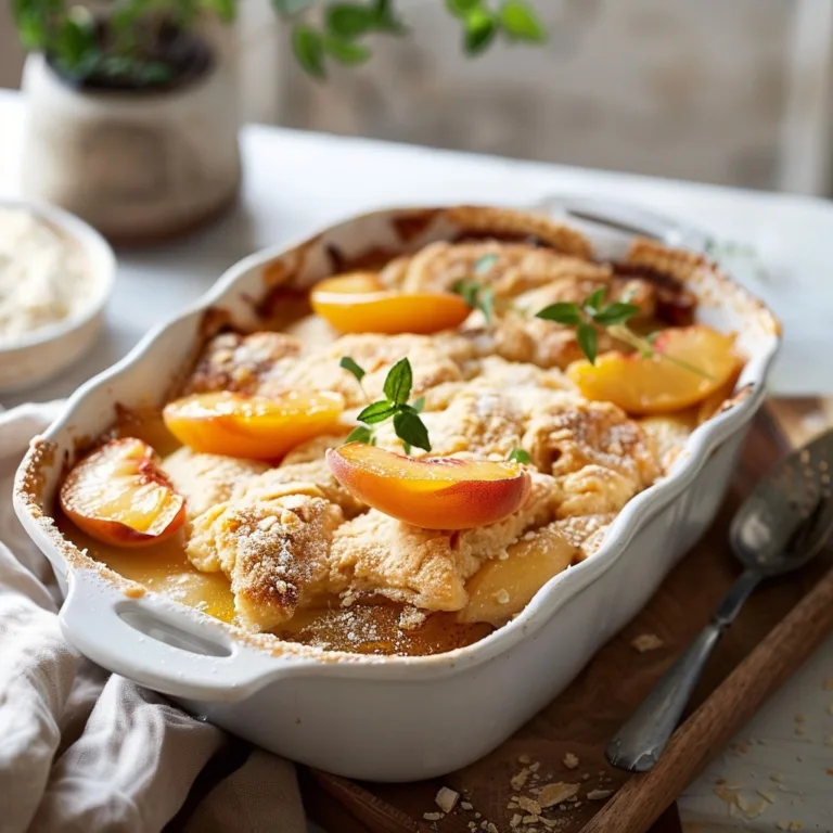 Easy Peach Cobbler Recipe for Beginners