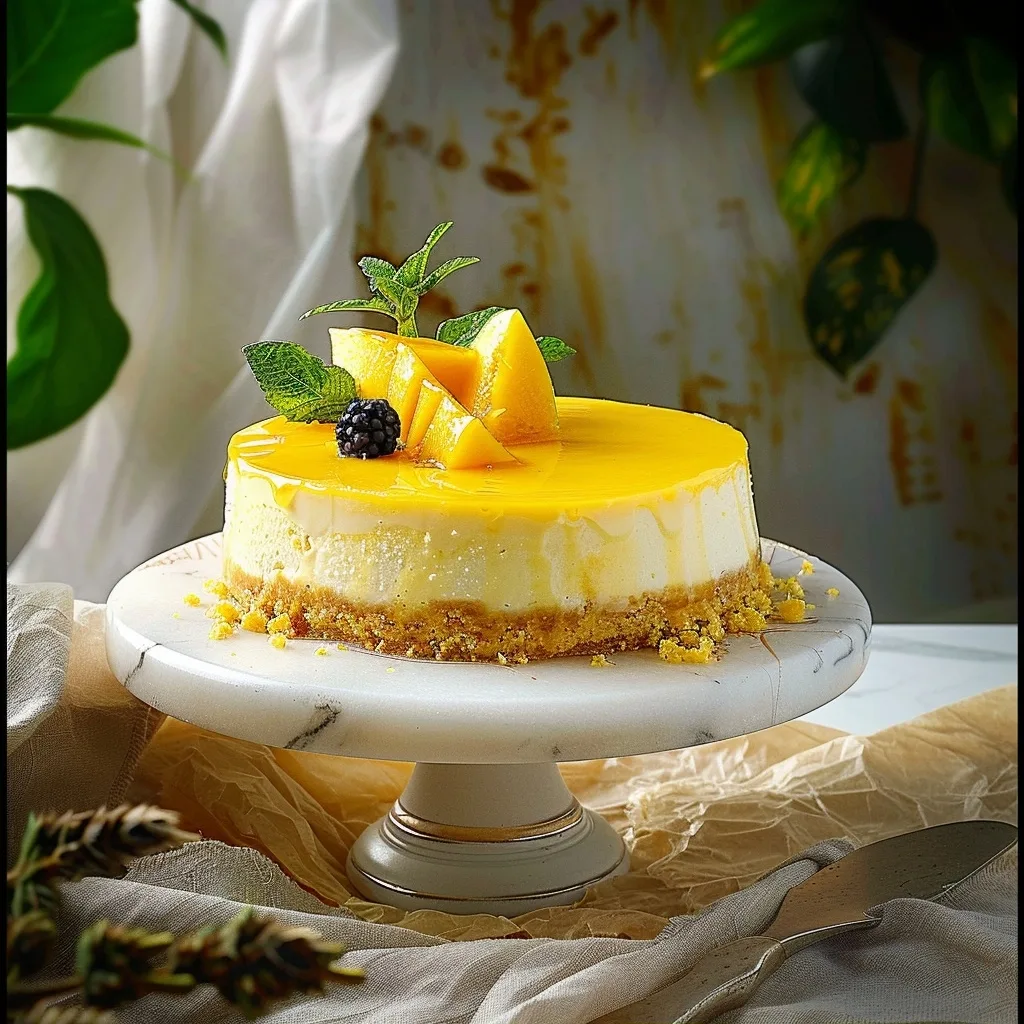 Home 35 No Bake Mango Cheesecake Recipe Easy