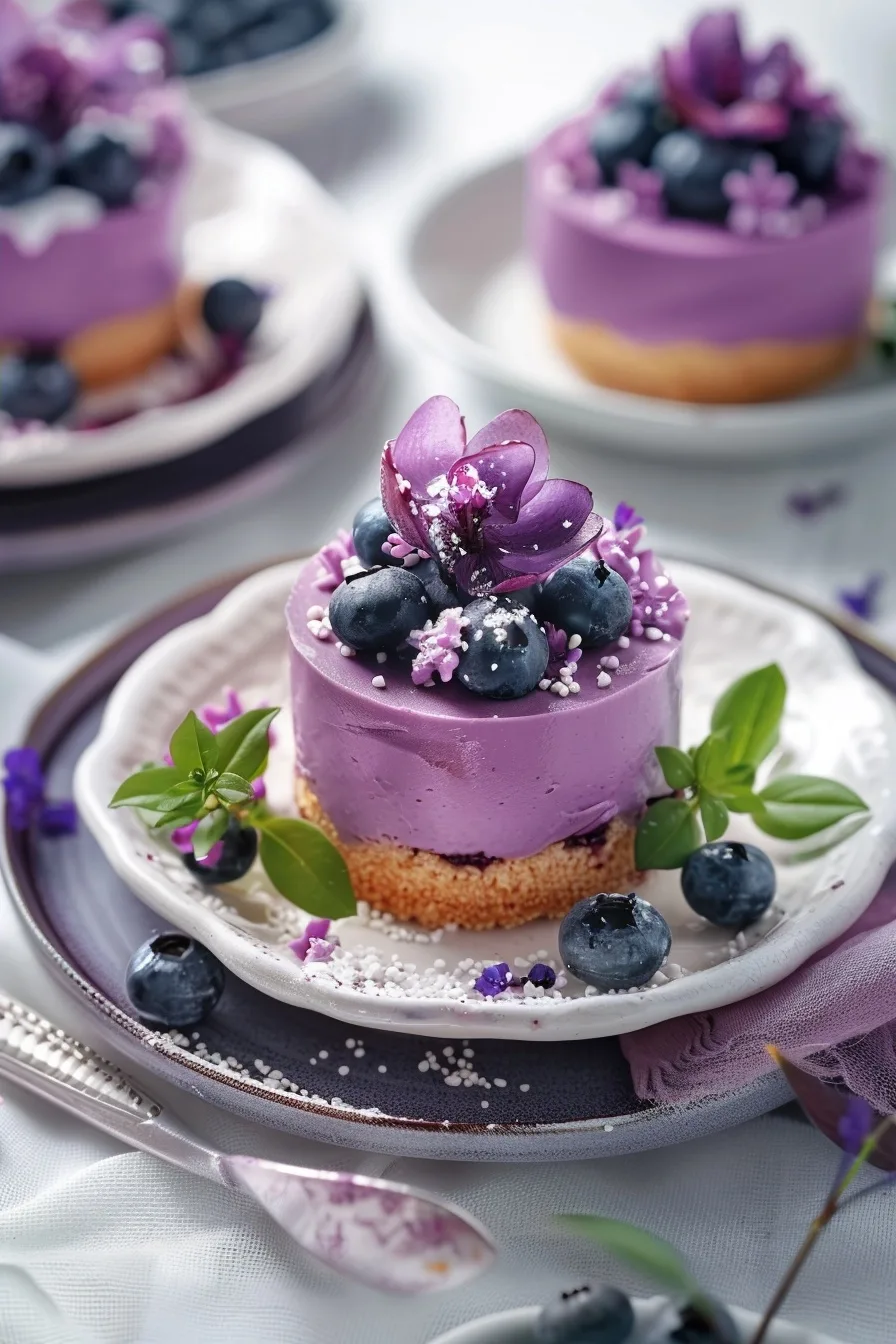 Blueberry Mousse Mini Cheesecake Recipe 4 image 1784235915352