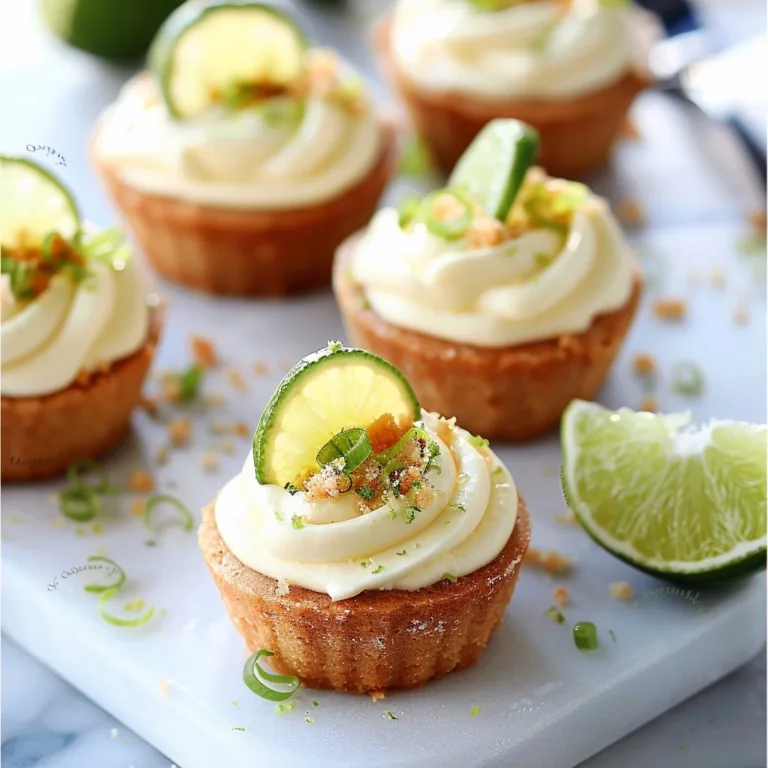 Easy Key Lime Cheesecake Sugar Cookie Cups