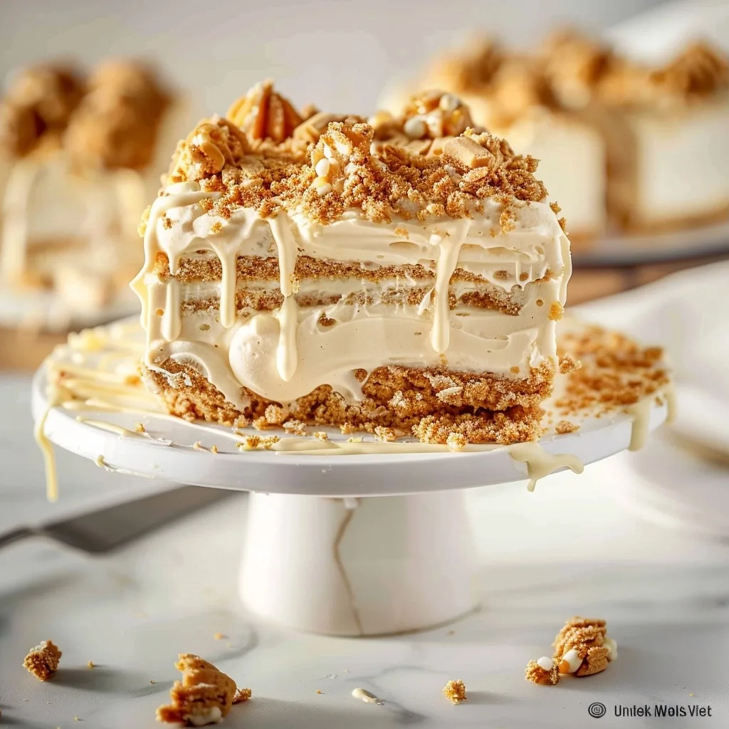 Peanut Butter Ice Box Cake for Easy Dessert