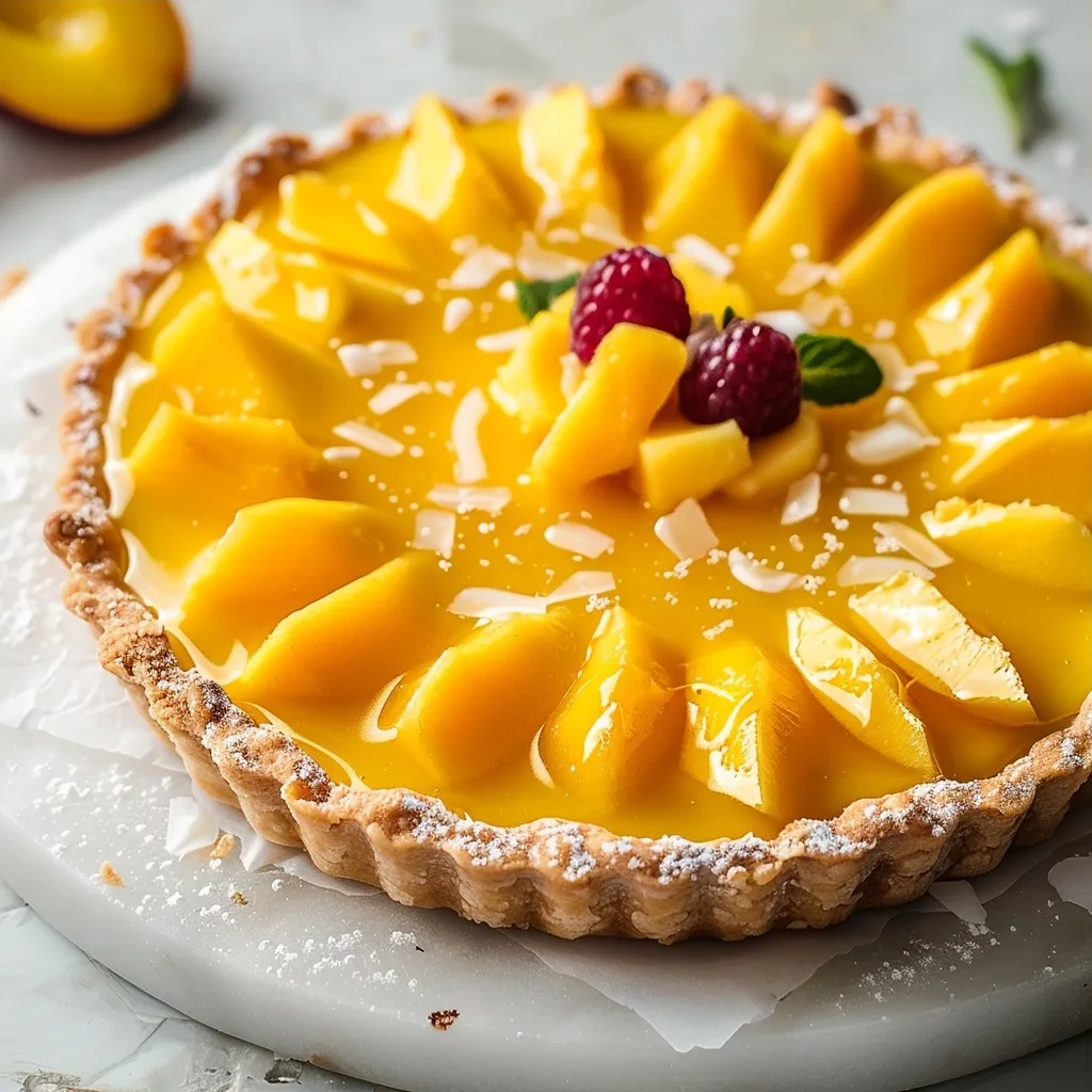 Mango Curd Tart Recipe: A Tropical Delight
