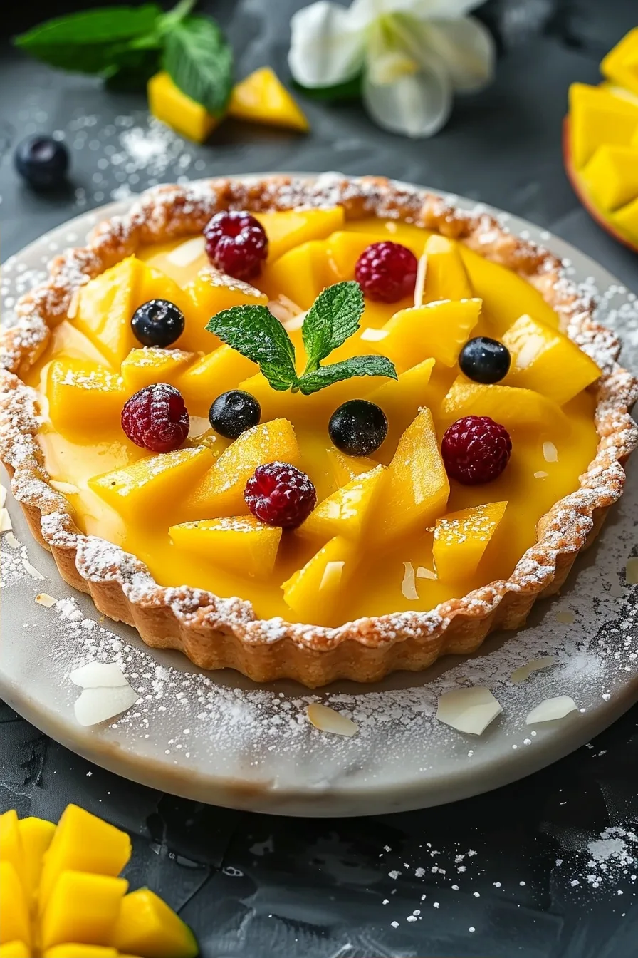 Mango Curd Tart Recipe: A Tropical Delight 4 image 1784236309784