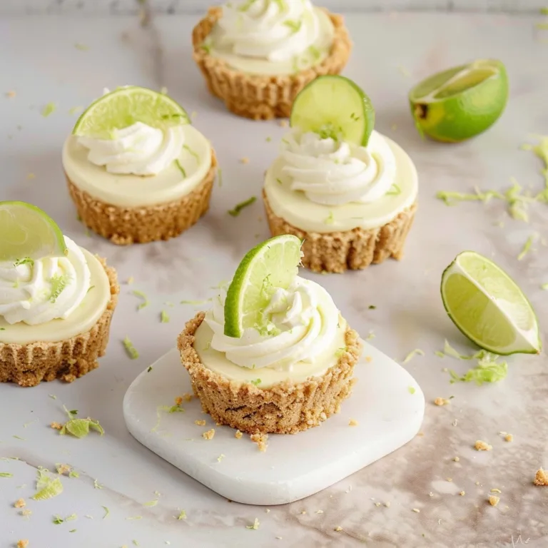 Mini Key Lime Pie Cheesecakes