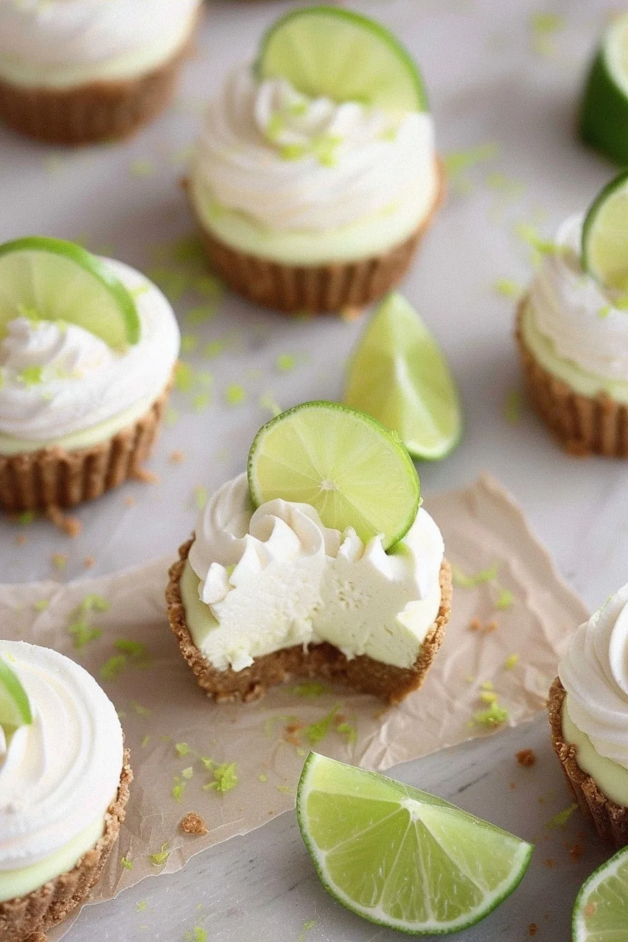 Mini Key Lime Pie Cheesecakes 4 image 1784584529198