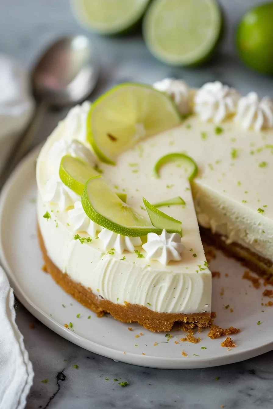 No Bake Lime Cheesecake: Refreshing Creamy Dessert 4 image 1784584924437