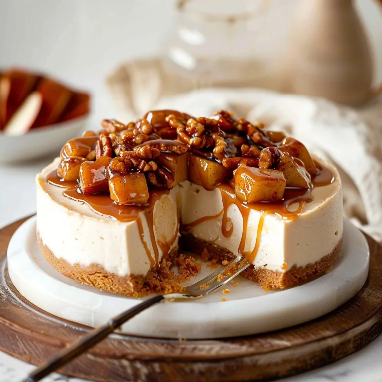 Caramel Apple Cheesecake: The Ultimate Fall Recipe