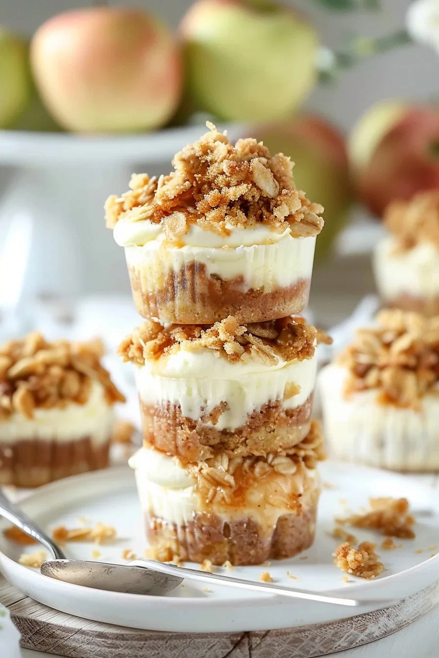 Apple Crisp Mini Cheesecakes for Fall 4 image 1784585072987